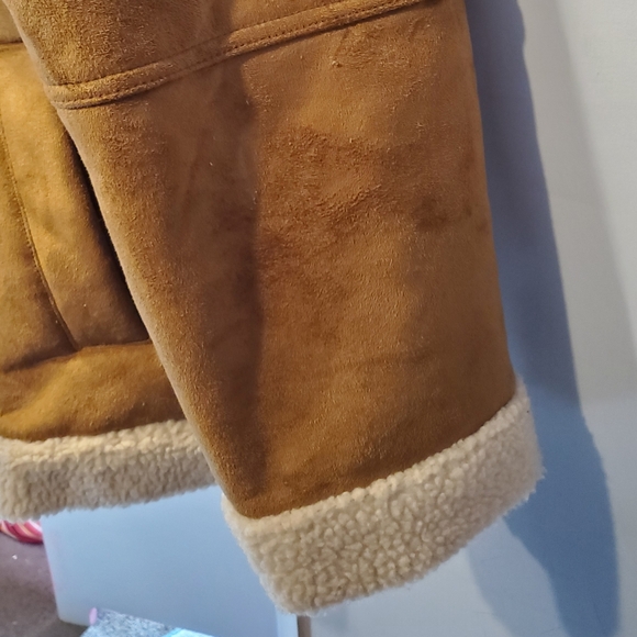 Old Navy Xxl Tall Tan Sherpa Lined Jacket - Picture 7 of 16